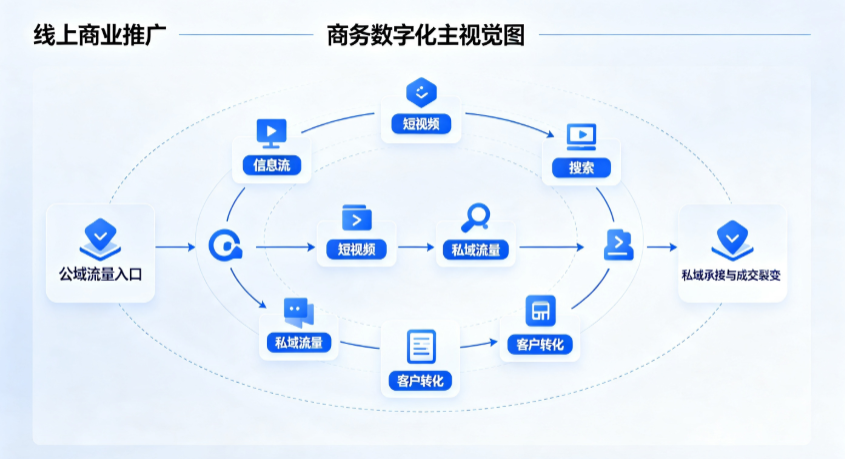 巢湖区线上商业推广怎么做？全域流量闭环搭建与低成本转化实战指南